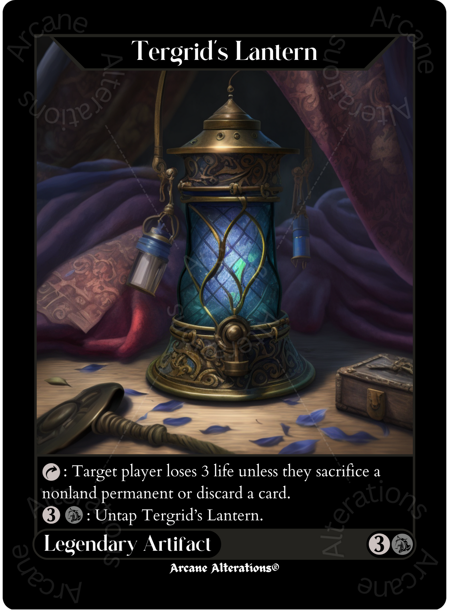 Tergrid, God of Fright - High Quality Altered Art Custom Proxy Cards