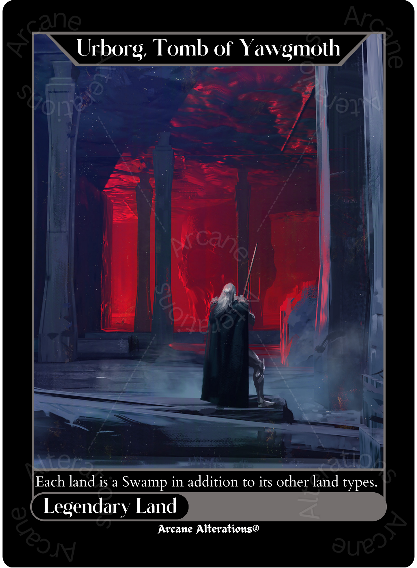 Urborg, Tomb of Yawgmoth - High Quality Altered Art Custom Proxy Cards