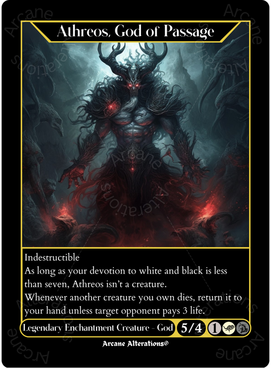 Atheros, God of Passage - High Quality Altered Art Custom Proxy Cards