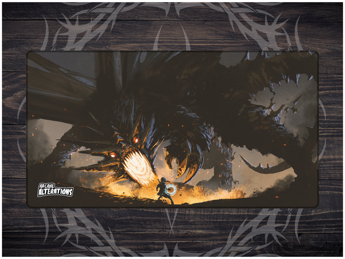 Behemoth Dragon Stitched Edge Playmat 24"x14" (2mm)