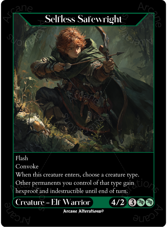 Selfless Safewright - High Quality Altered Art Custom Proxy Cards