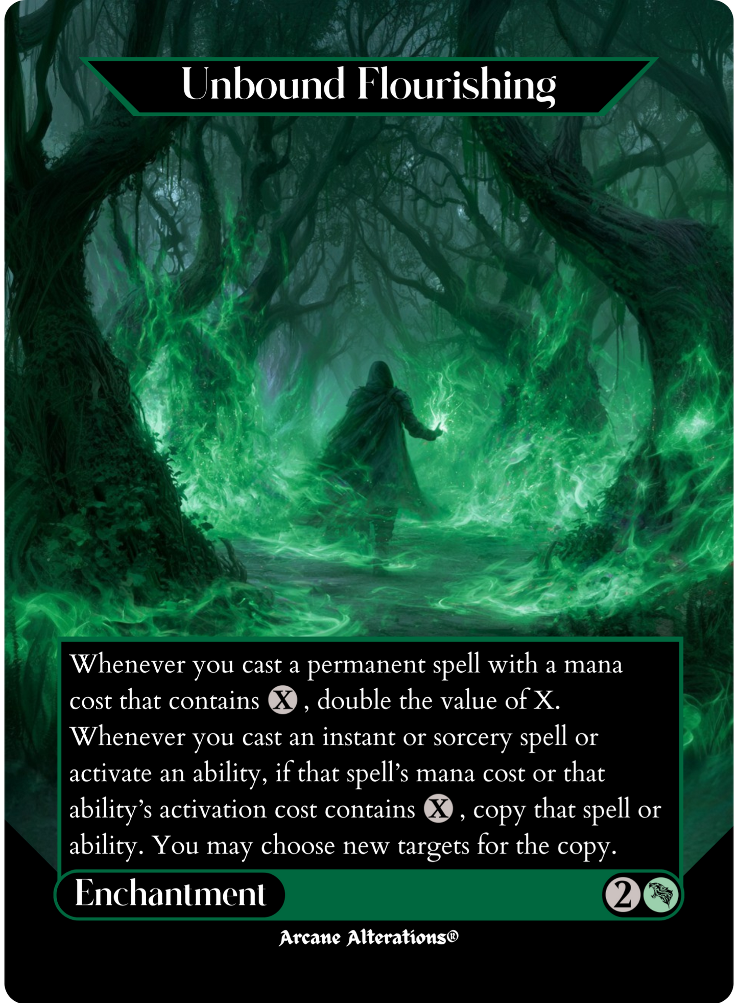 Unbound Flourishing - Full Art Altered Art Custom Proxy Cards