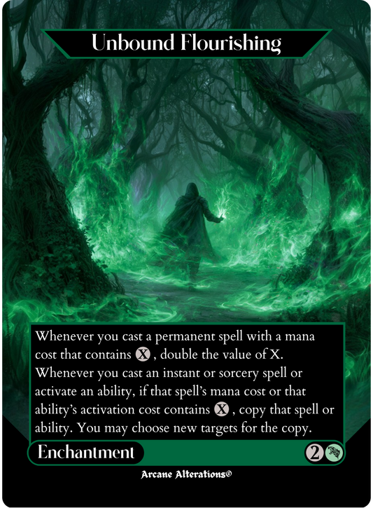 Unbound Flourishing - Full Art Altered Art Custom Proxy Cards