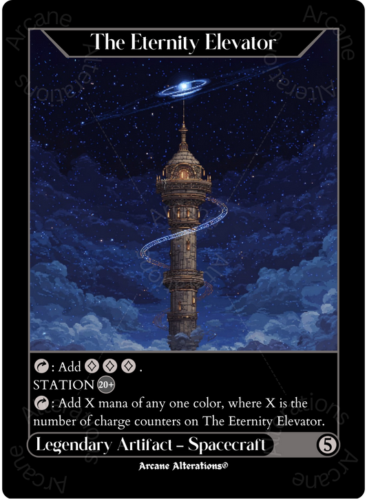 The Eternity Elevator - High Quality Altered Art Custom Proxy Cards