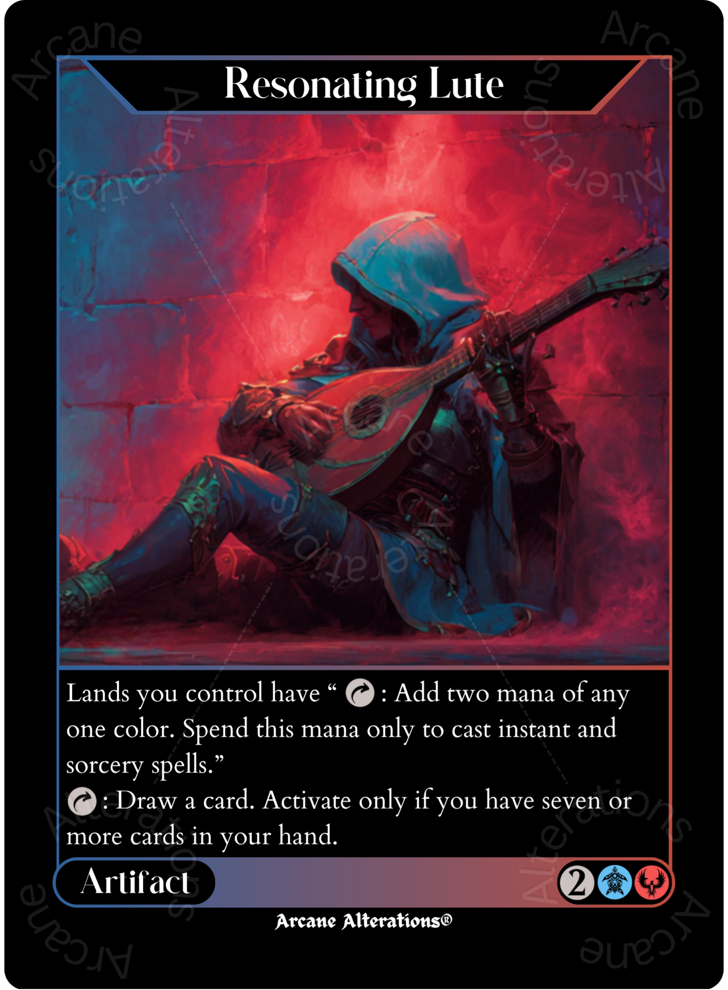 Resonating Lute - High Quality Altered Art Custom Proxy Cards
