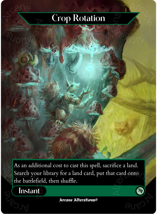 Crop Rotation - Full Art Altered Art Custom Proxy Cards