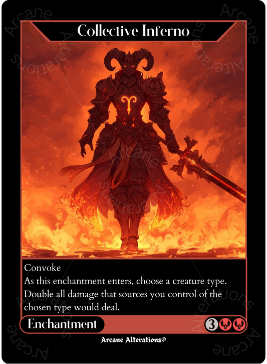 Collective Inferno - High Quality Altered Art Custom Proxy Cards