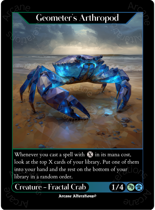 Geometer's Arthropod - High Quality Altered Art Custom Proxy Cards