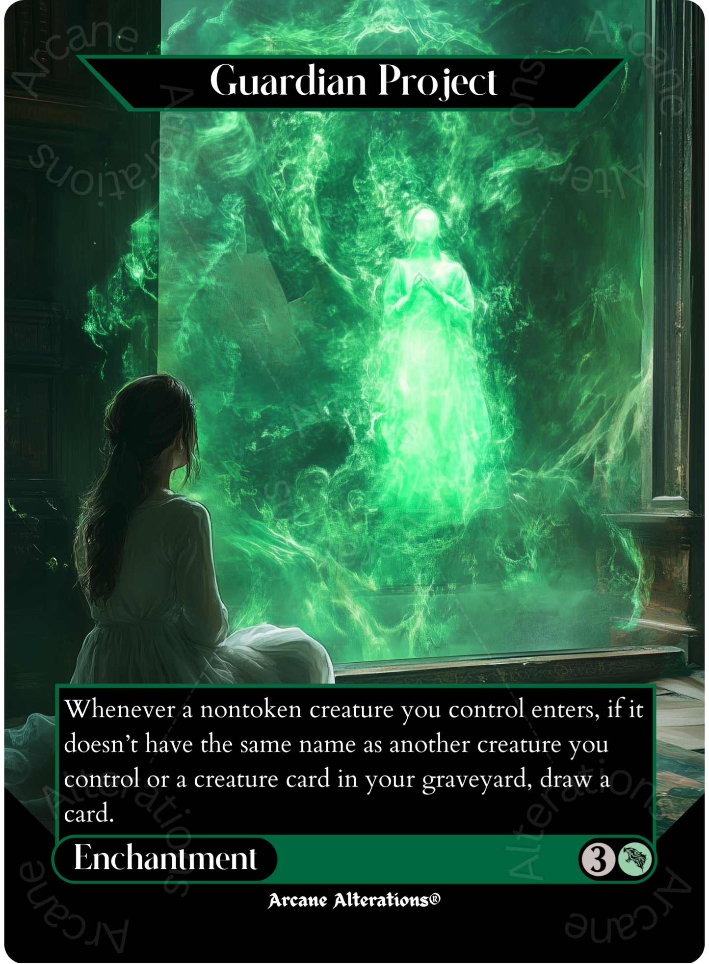 Guardian Project - Full Art Altered Art Custom Proxy Cards