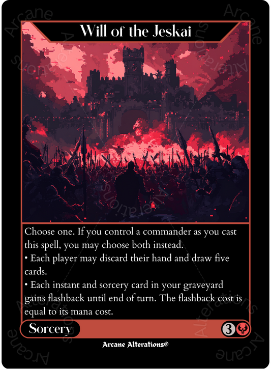 Will of the Jeskai - High Quality Altered Art Custom Proxy Cards