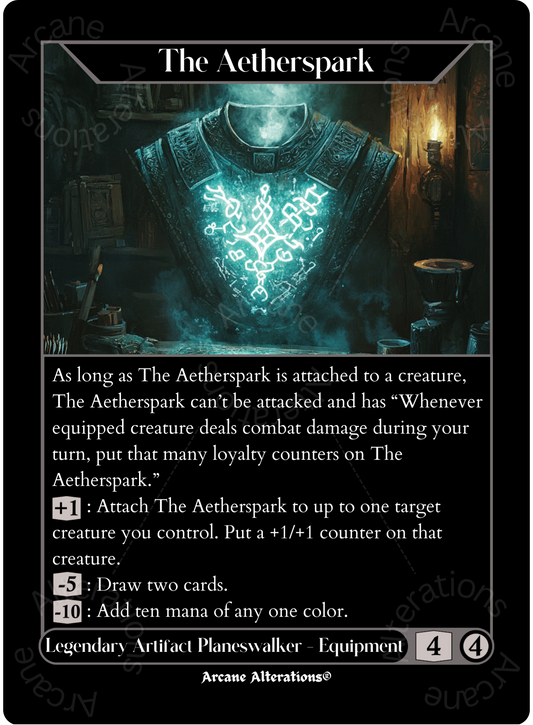 The Aetherspark - High Quality Altered Art Custom Proxy Cards