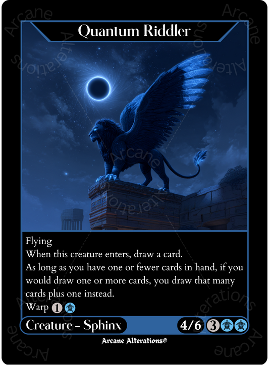 Quantum Riddler - High Quality Altered Art Custom Proxy Cards