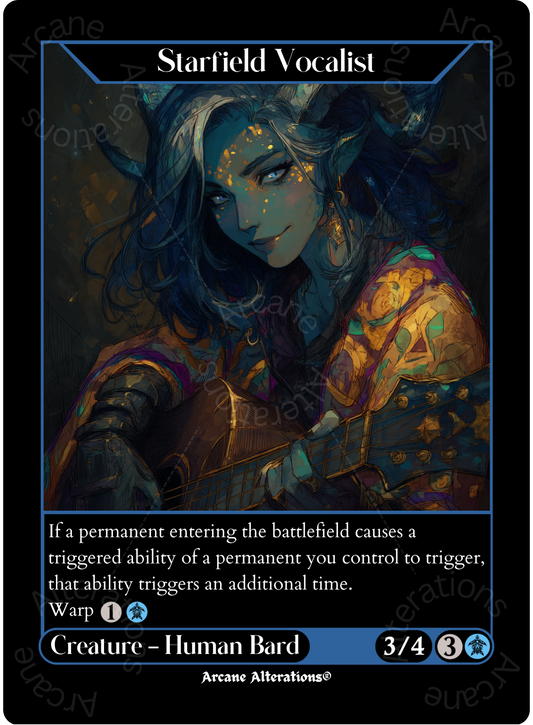 Starfield Vocalist - High Quality Altered Art Custom Proxy Cards