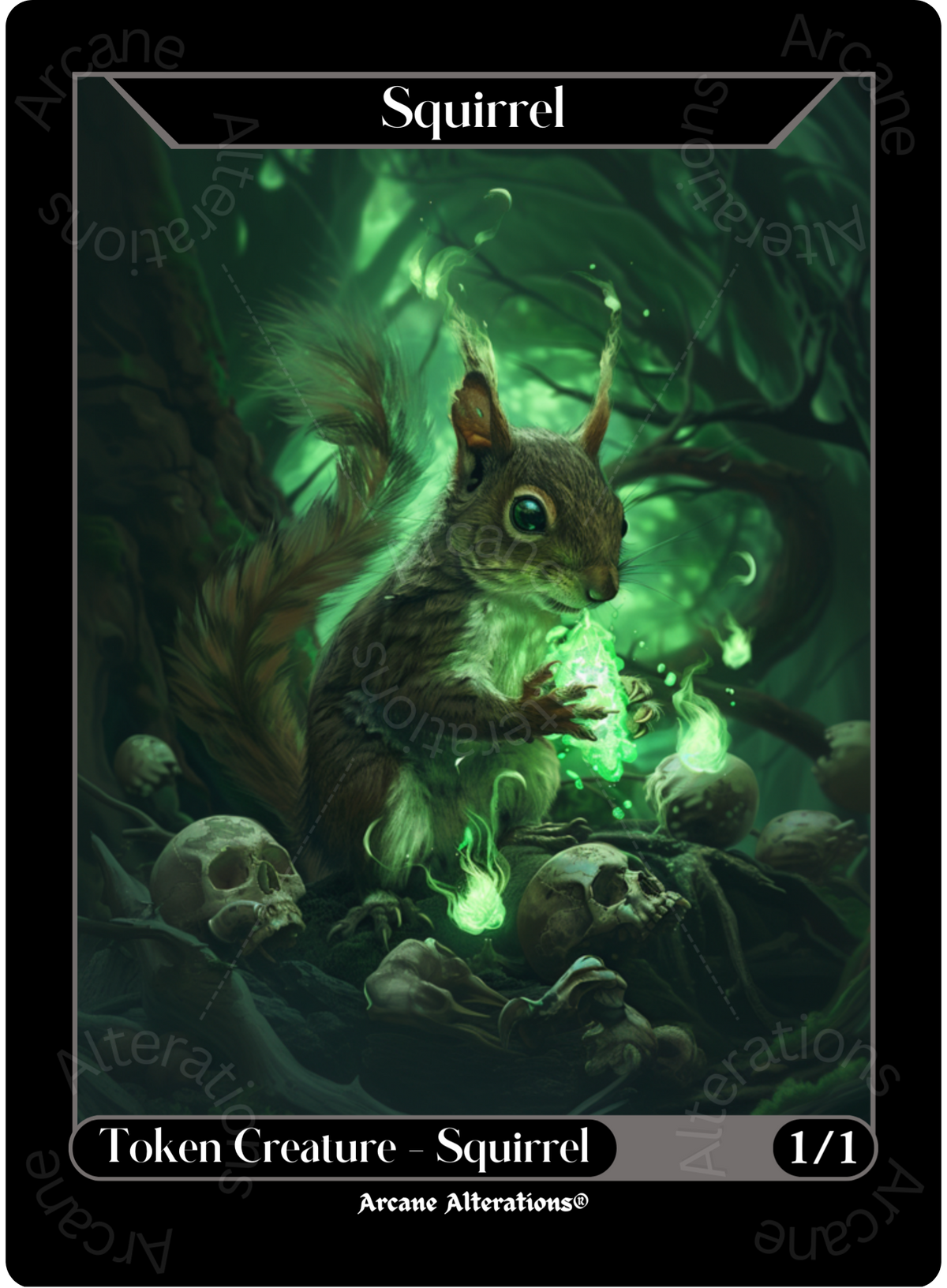 Squirrel Key Card Squirrel Token - High Quality Altered Art Custom Proxy Card – Arcane ...