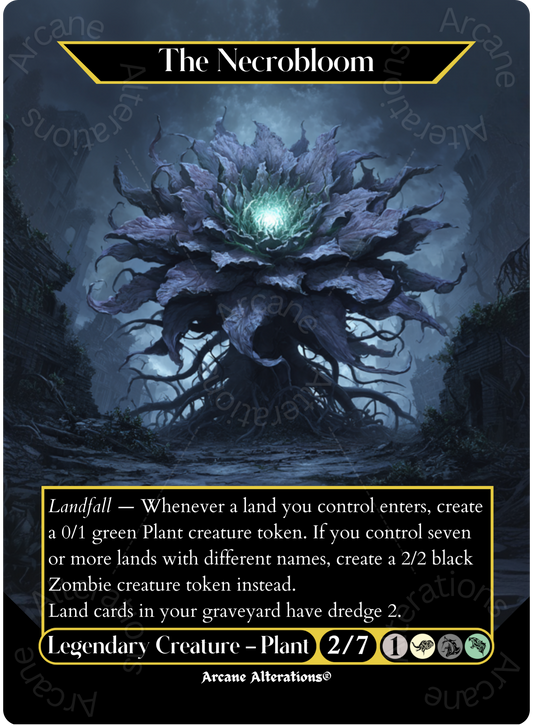 The Necrobloom - Full Art Altered Art Custom Proxy Cards