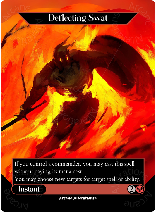 Deflecting Swat - Full Art Altered Art Custom Proxy Cards