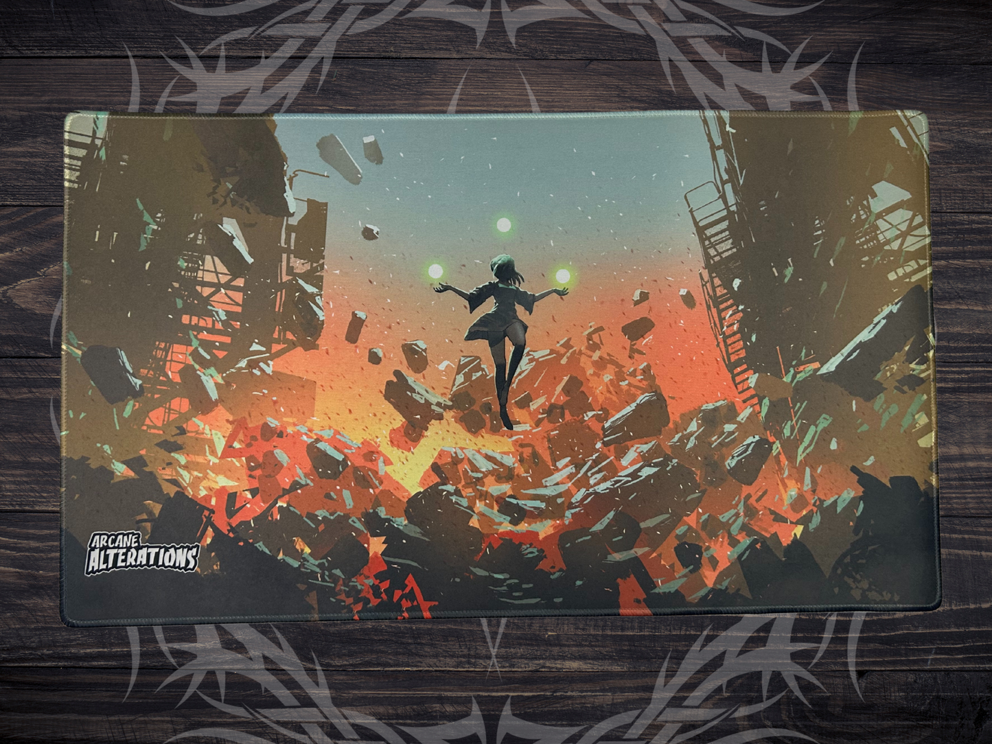 Heroic Intervention Stitched Edge Playmat 24"x14" (2mm)