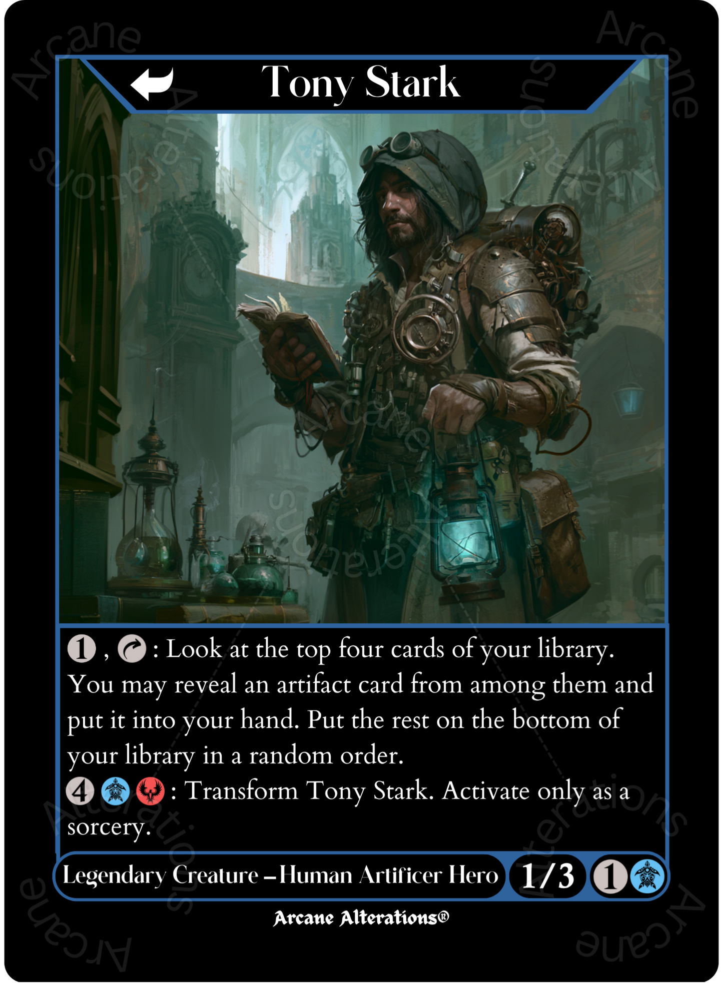 Tony Stark / The Invincible Iron Man - High Quality Altered Art Custom Proxy Cards