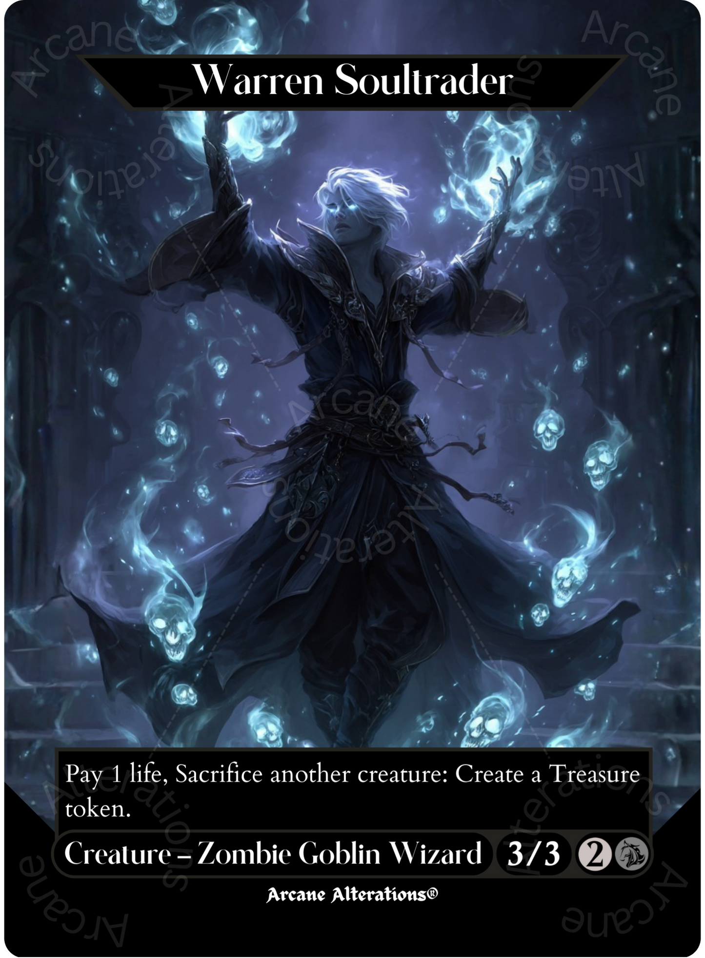 Warren Soultrader - Full Art Altered Art Custom Proxy Cards