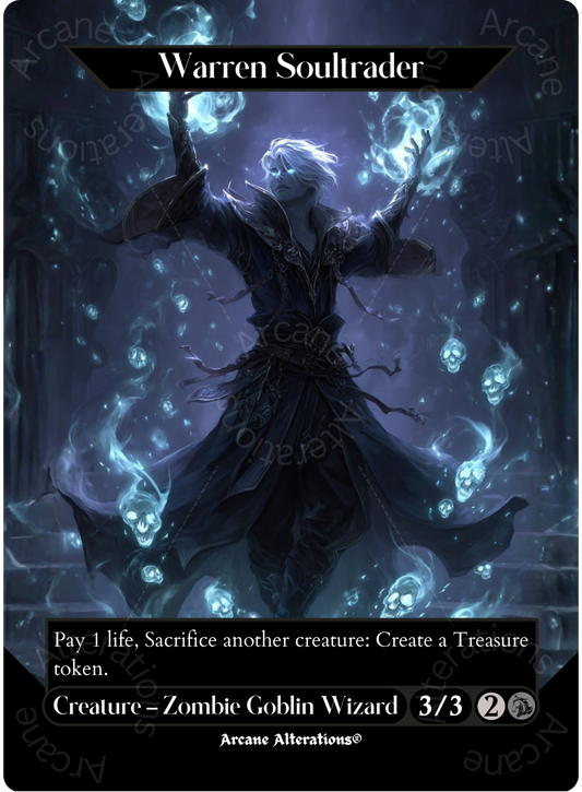 Warren Soultrader - Full Art Altered Art Custom Proxy Cards