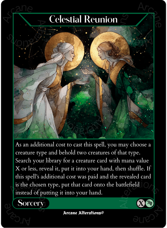 Celestial Reunion - High Quality Altered Art Custom Proxy Cards