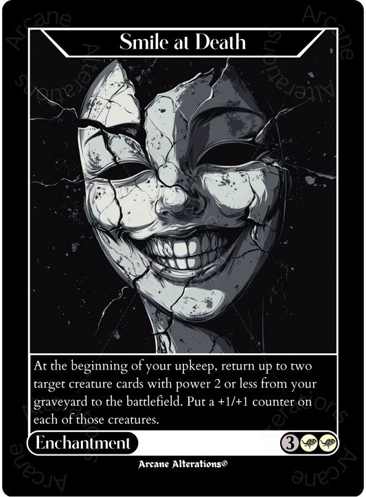 Smile at Death - High Quality Altered Art Custom Proxy Cards
