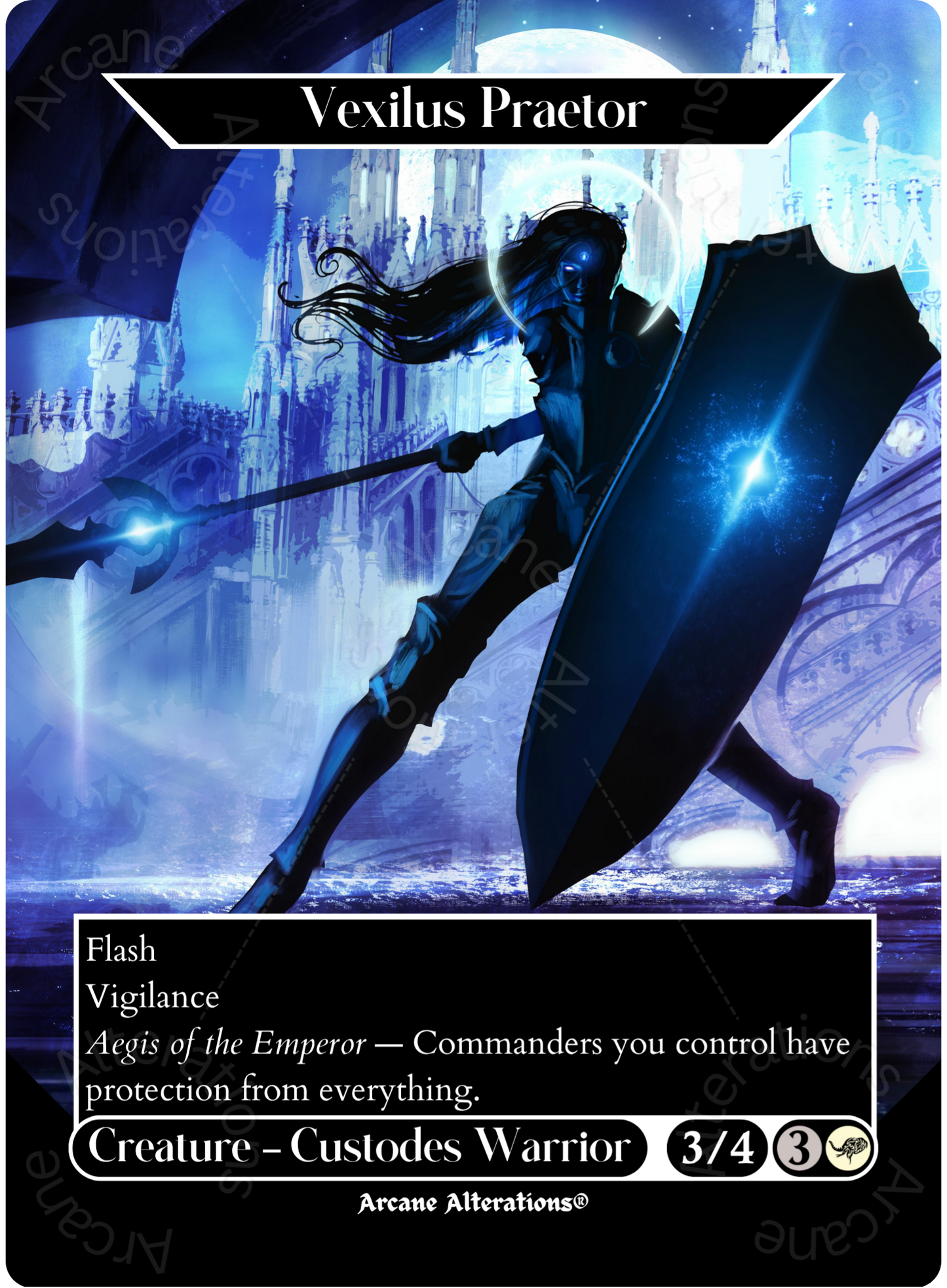 Vexilus Praetor - Full Art Altered Art Custom Proxy Cards
