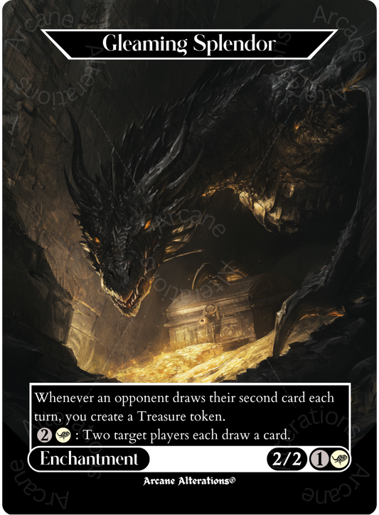 Gleaming Splendor - Full Art Altered Art Custom Proxy Cards