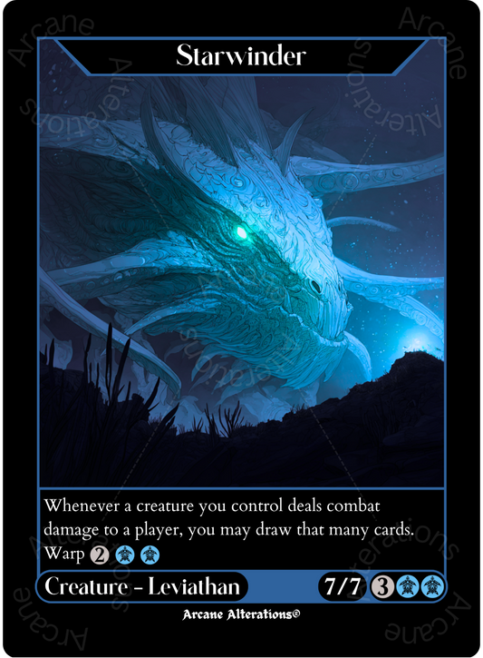 Starwinder - High Quality Altered Art Custom Proxy Cards