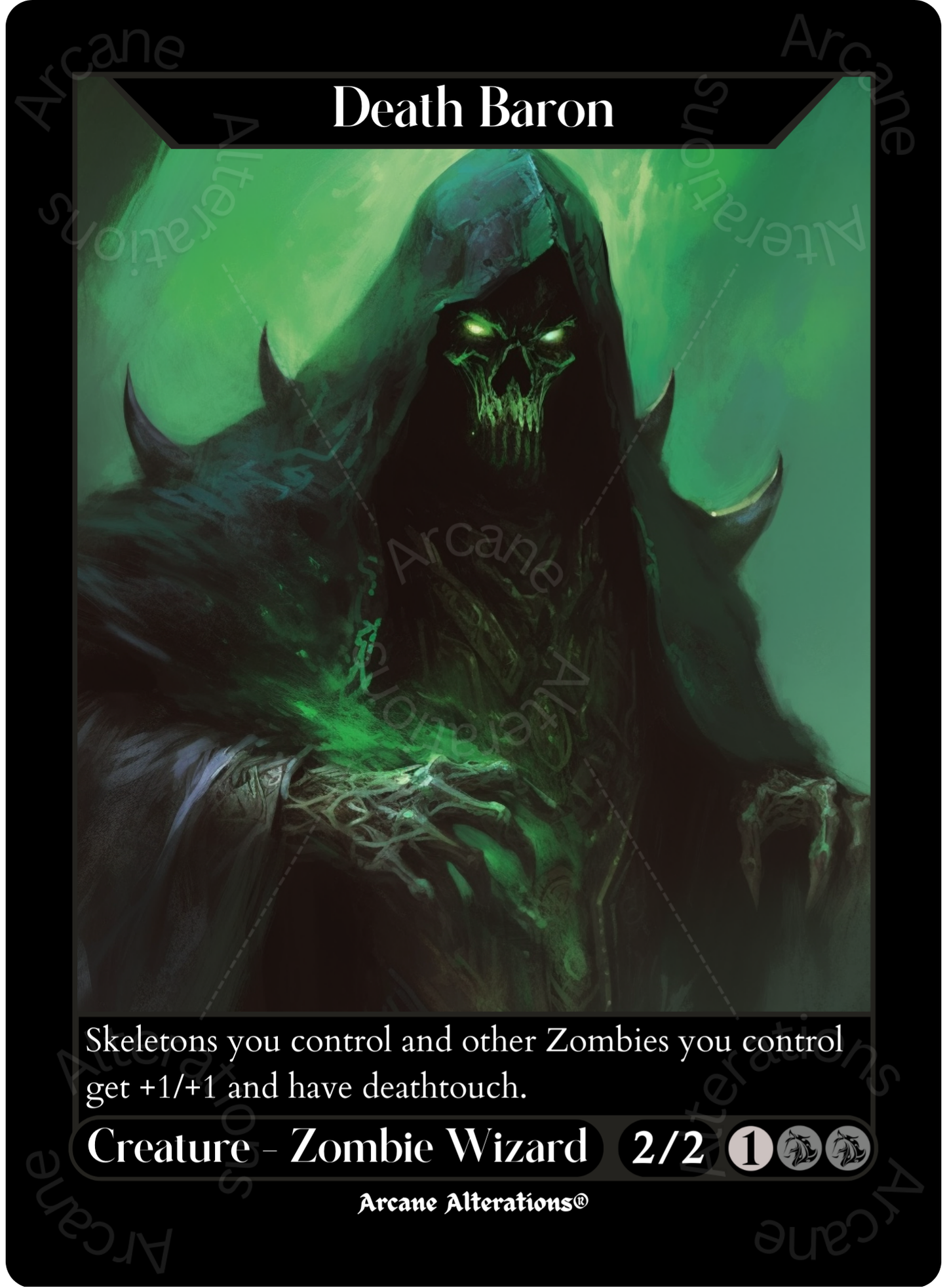 Death Baron - High Quality Altered Art Custom Proxy Cards