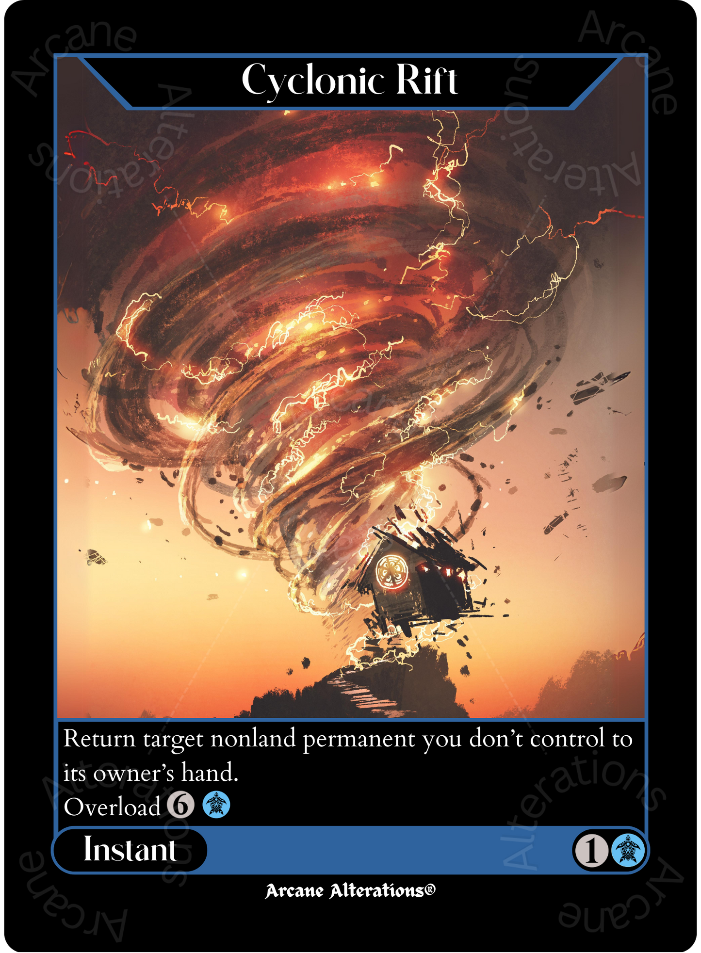 Cyclonic Rift - High Quality Altered Art Custom Proxy Cards