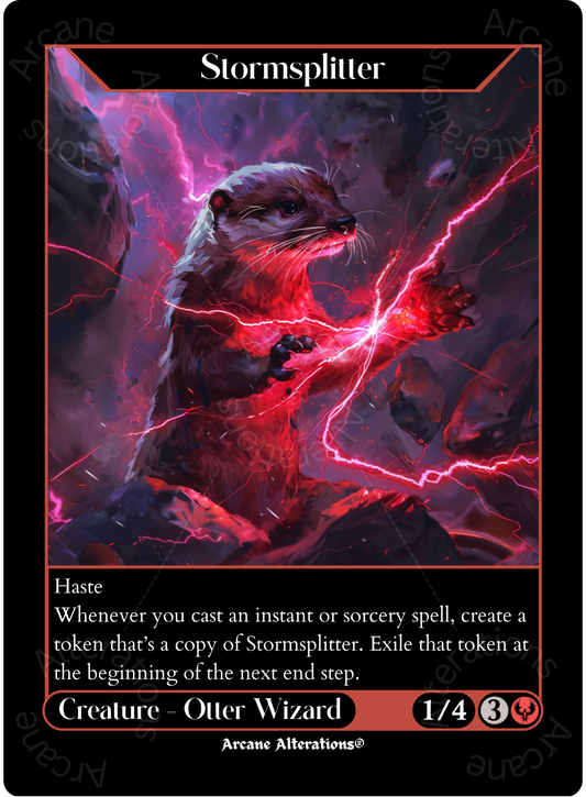 Stormsplitter - High Quality Altered Art Custom Proxy Card