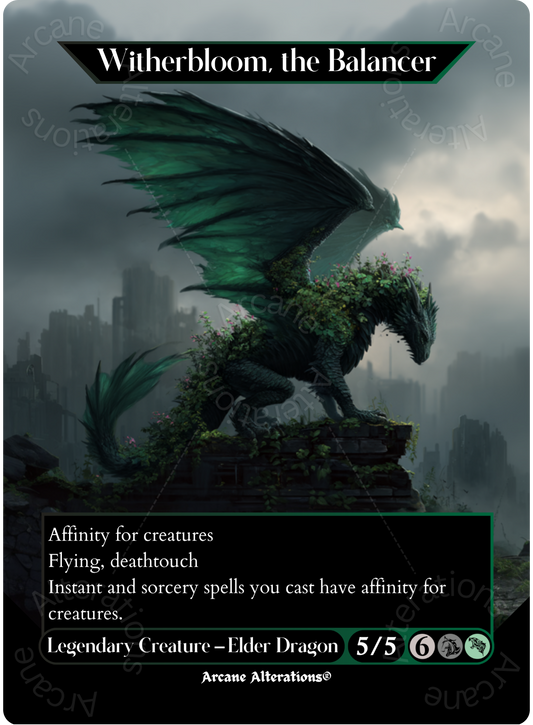 Witherbloom, the Balancer - Full Art Altered Art Custom Proxy Cards