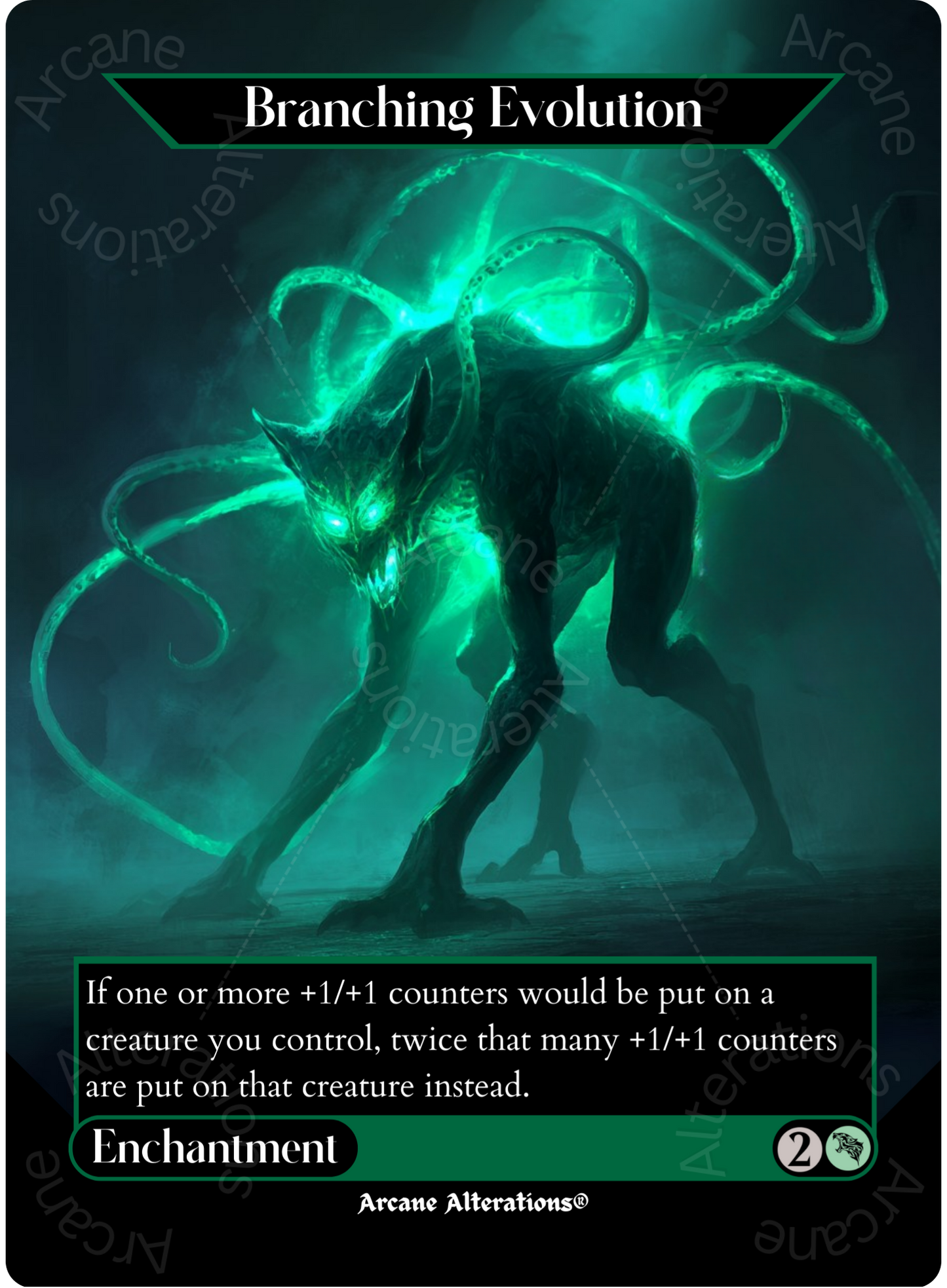 Branching Evolution - Full Art Altered Art Custom Proxy Cards
