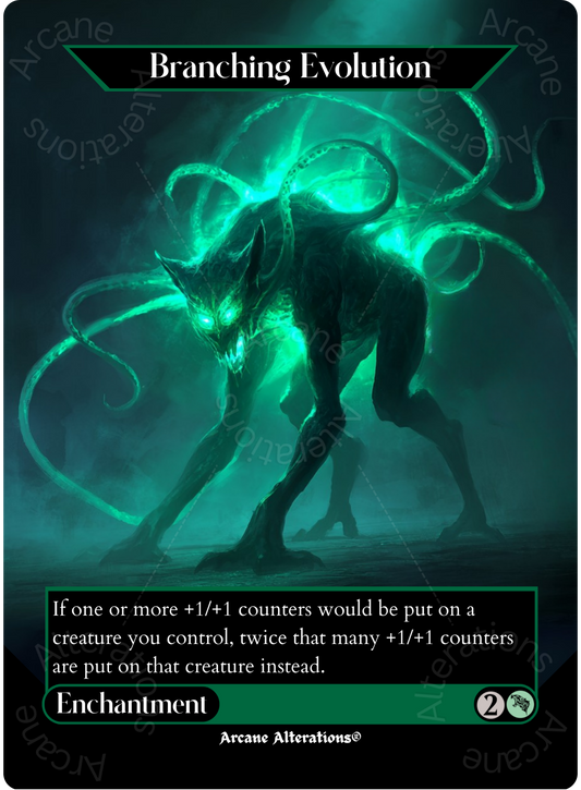 Branching Evolution - Full Art Altered Art Custom Proxy Cards