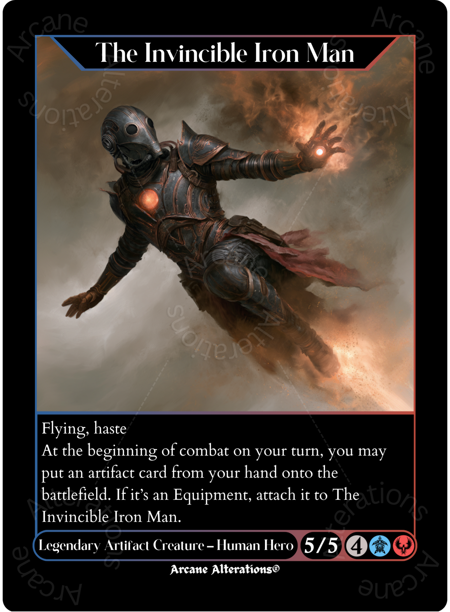 Tony Stark / The Invincible Iron Man - High Quality Altered Art Custom Proxy Cards