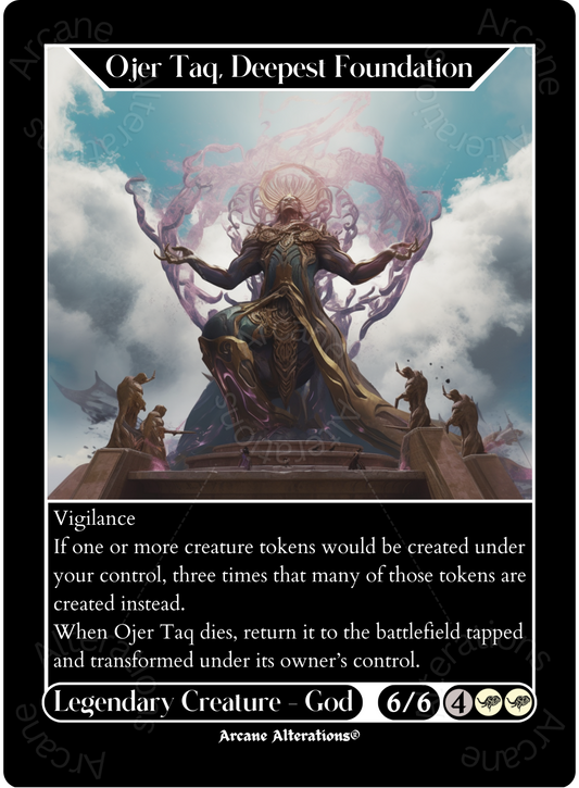 Ojer Taq, Deep Foundation - High Quality Altered Art Custom Proxy Cards