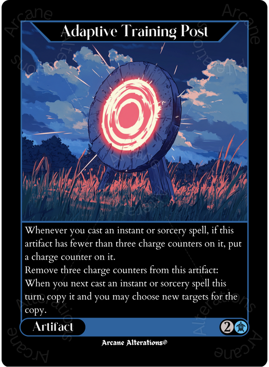 Adaptive Training Post - High Quality Altered Art Custom Proxy Cards