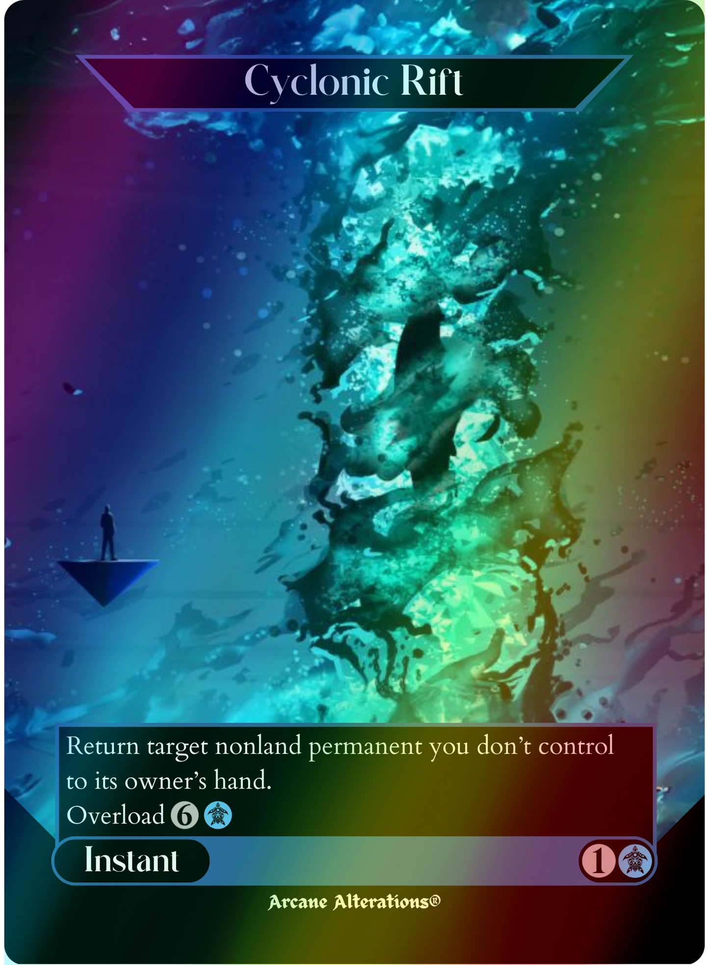 Cyclonic Rift - Full Art Altered Art Custom Proxy Cards