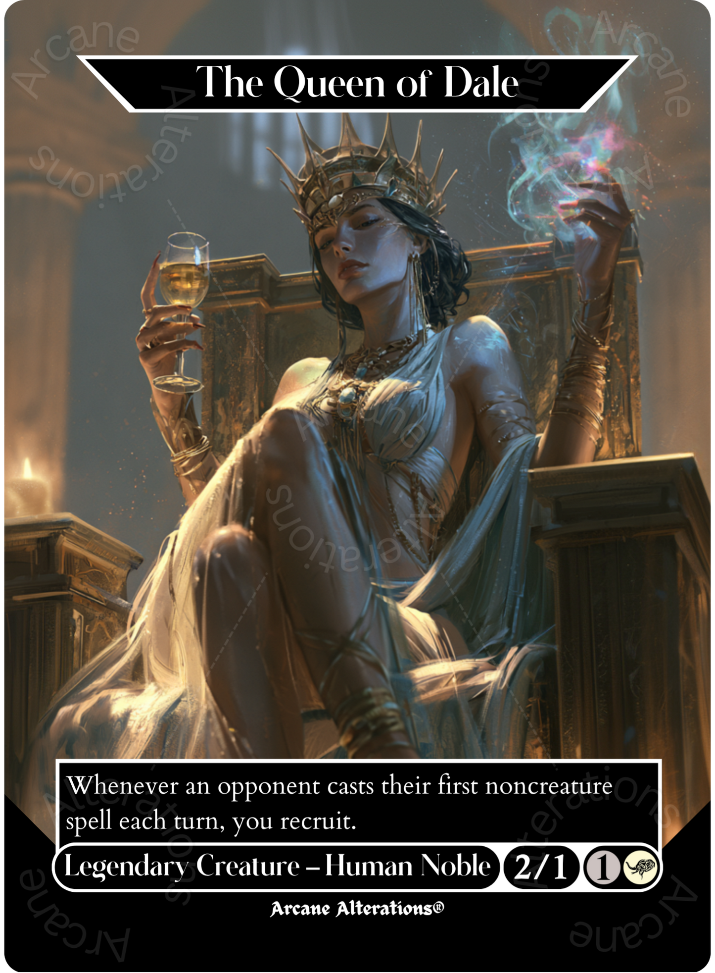 The Queen of Dale - Full Art Altered Art Custom Proxy Cards
