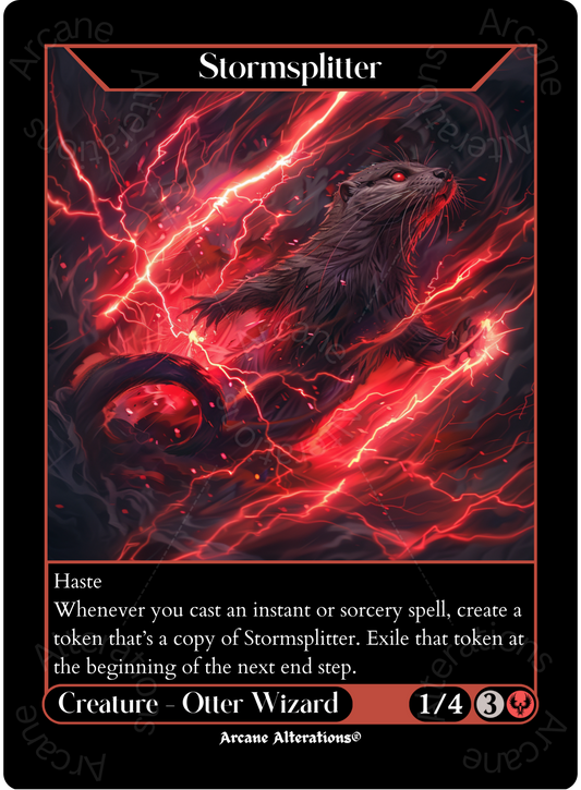 Stormsplitter - High Quality Altered Art Custom Proxy Card