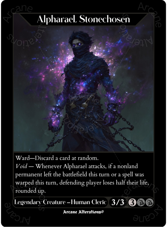 Alpharael, Stonechosen - High Quality Altered Art Custom Proxy Cards