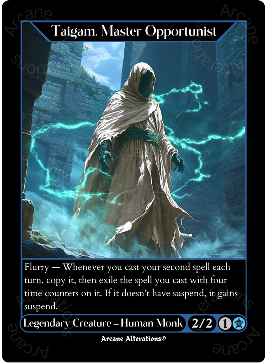 Taigam, Master Opportunist - High Quality Altered Art Custom Proxy Cards
