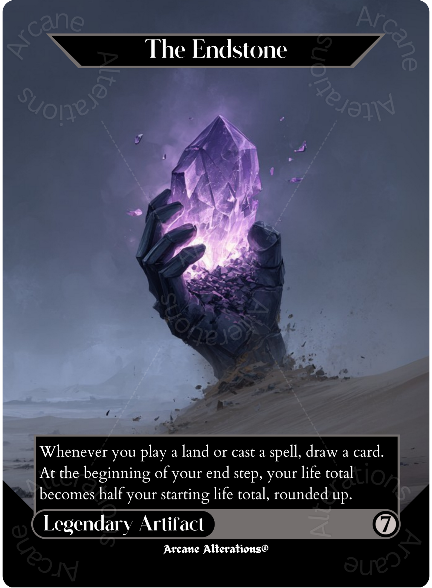 The Endstone - Full Art Altered Art Custom Proxy Cards