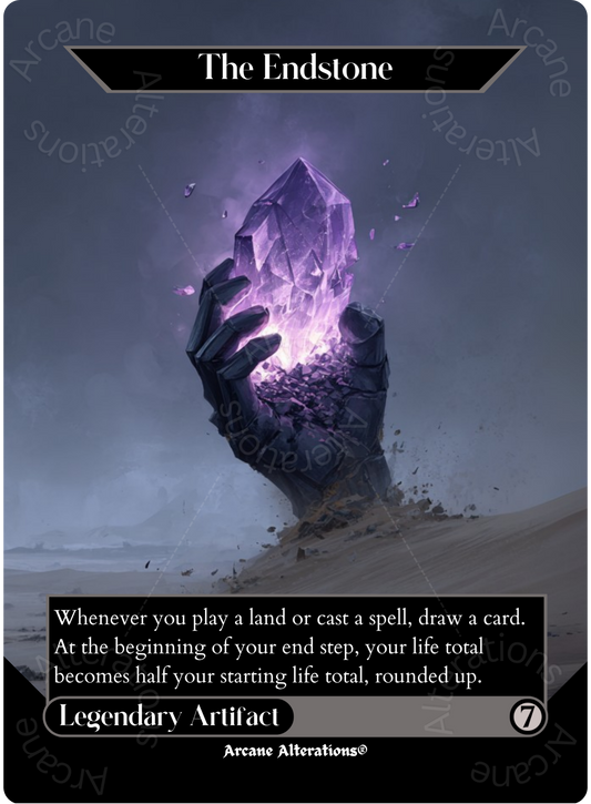 The Endstone - Full Art Altered Art Custom Proxy Cards