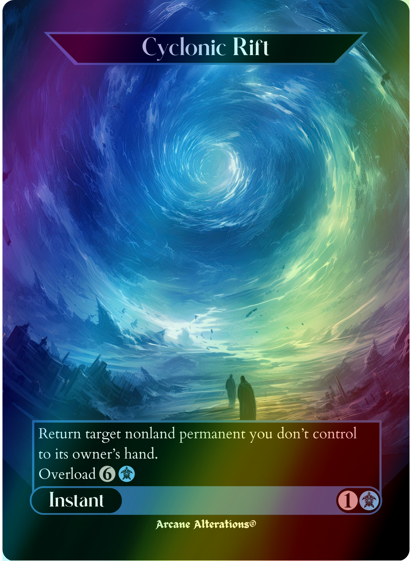 Cyclonic Rift - Full Art Altered Art Custom Proxy Cards