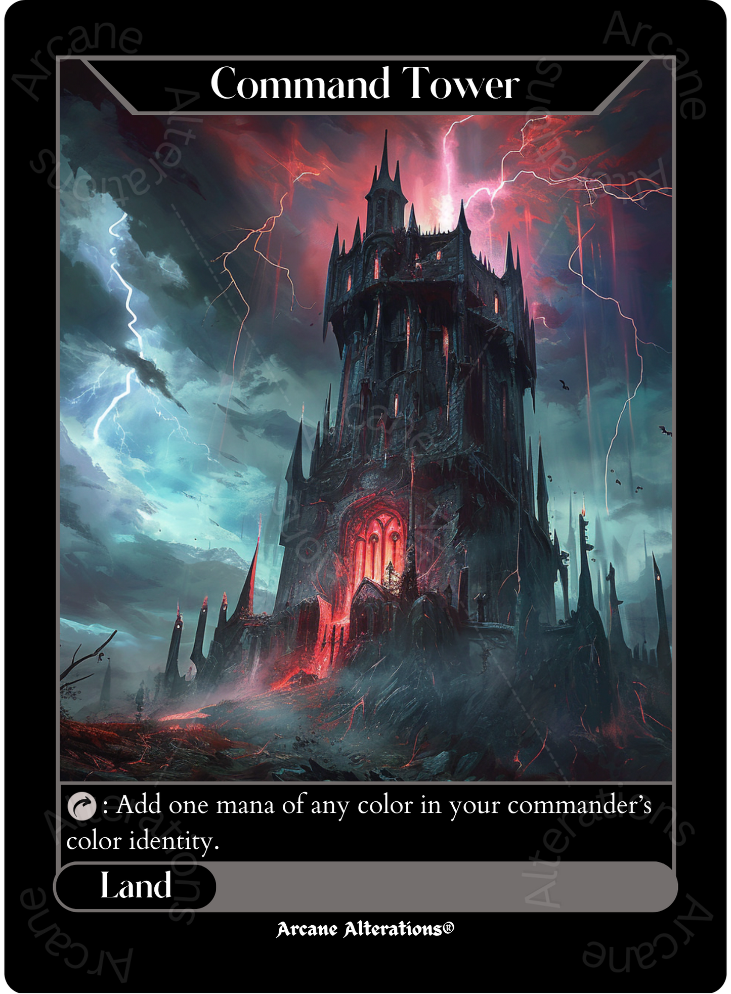 Command Tower - High Quality Altered Art Custom Proxy Cards