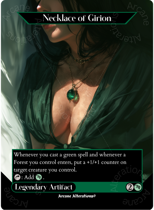 Necklace of Girion - Full Art Altered Art Custom Proxy Cards