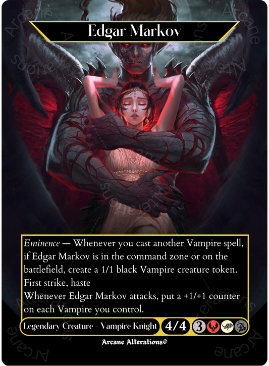 Edgar Markov - Full Art Altered Art Custom Proxy Cards