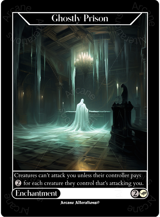 Ghostly Prison - High Quality Altered Art Custom Proxy Cards